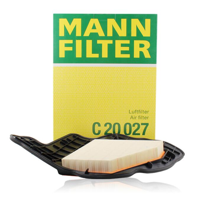 BMW Engine Air Filter - Passenger Side 13717577458 - MANN-FILTER C20027